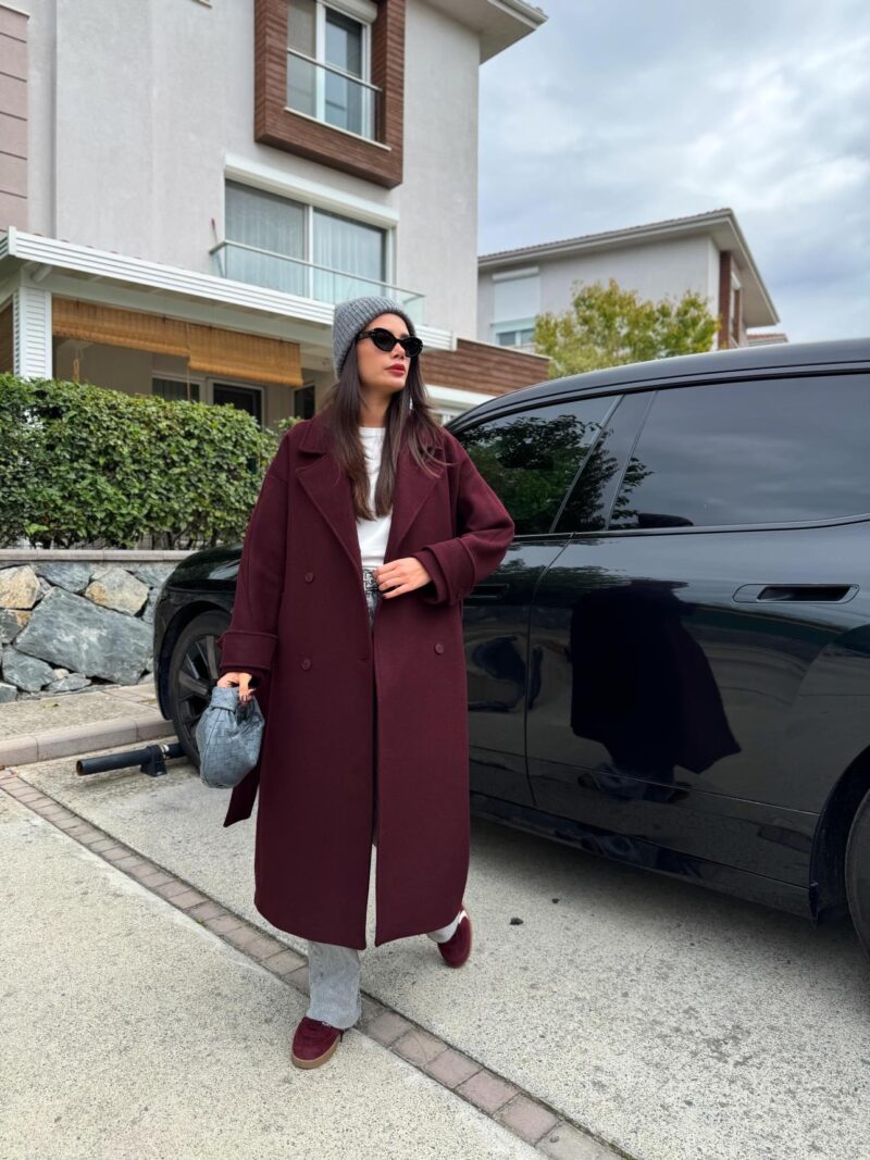 Manteau Tokyo - Cerise - Image 2