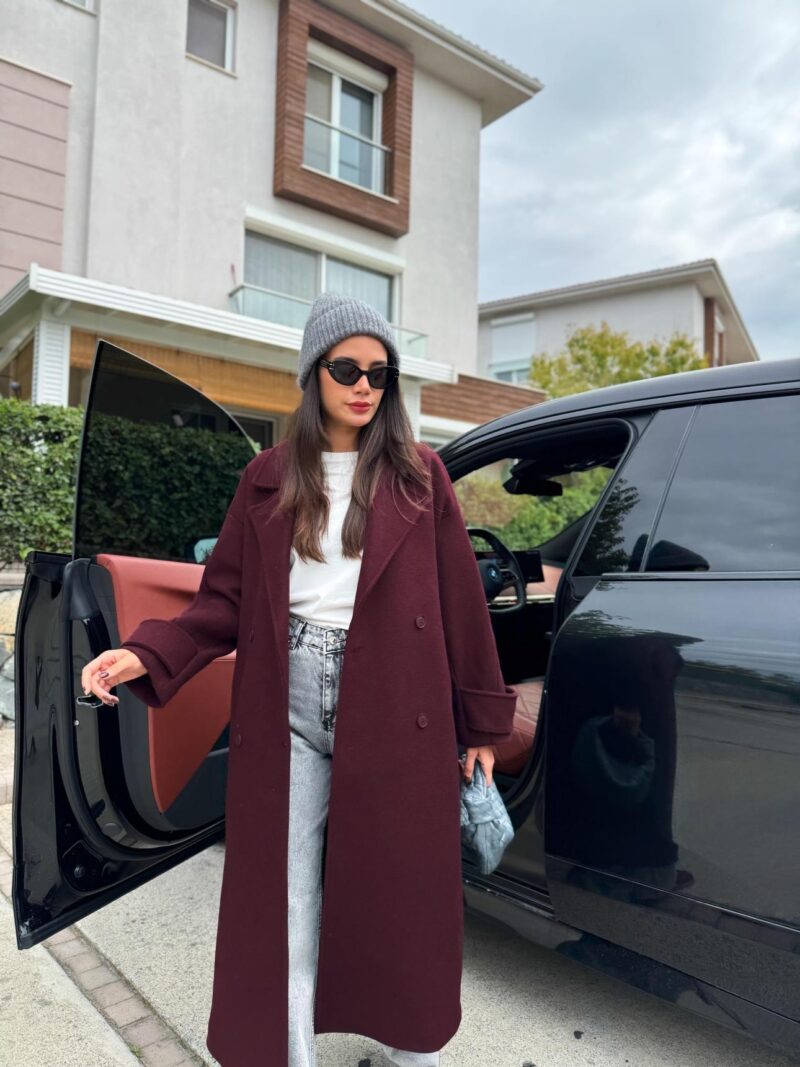 Manteau Tokyo - Cerise - Image 3