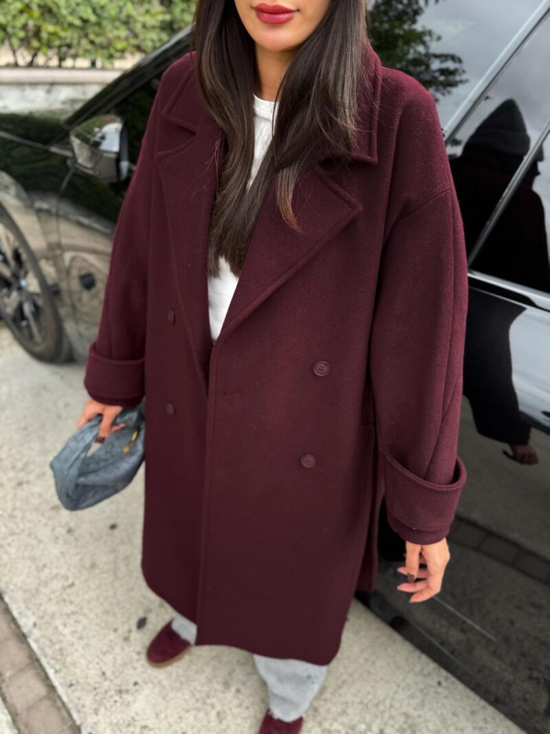 Manteau Tokyo - Cerise - Image 6