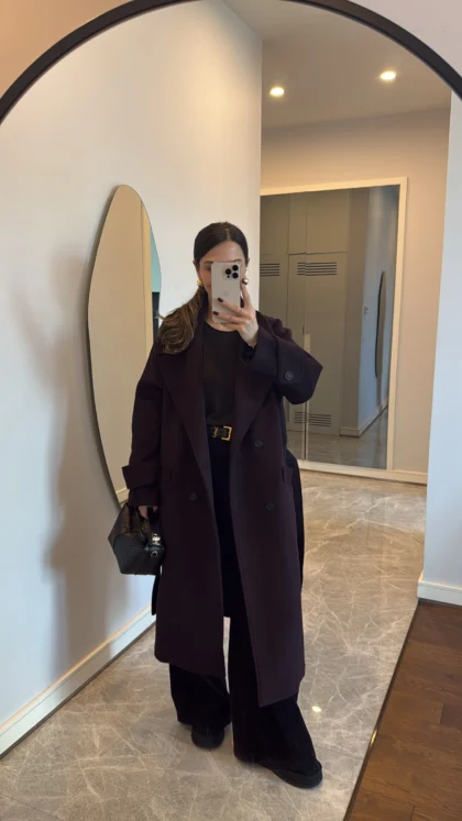 Manteau Tokyo - Dark cherry