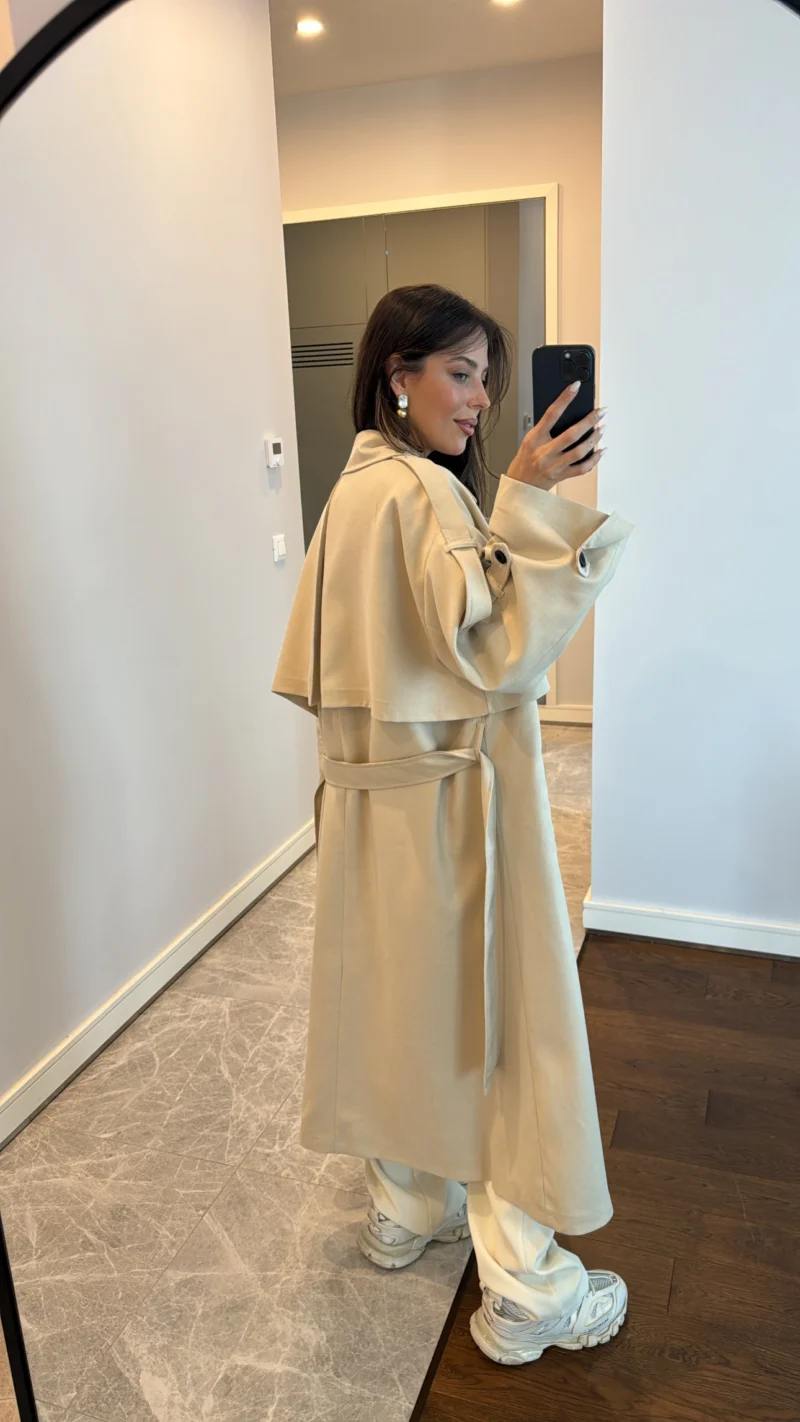 Trench coat avec doublure - Beige - Image 3