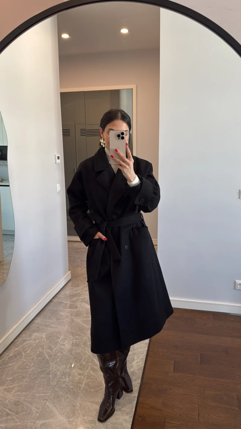 Manteau Tokyo - Noir - Image 3