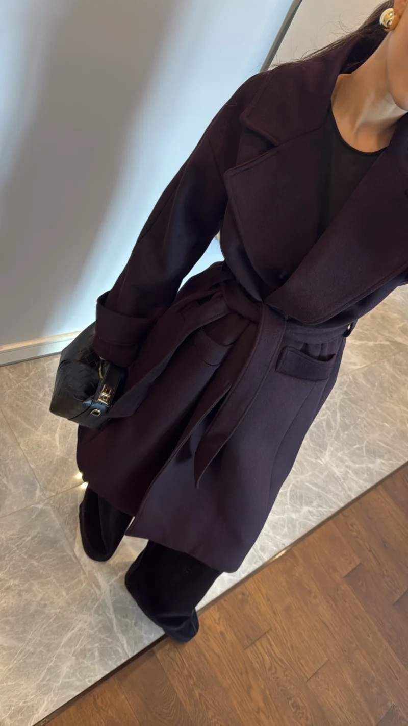 Manteau Tokyo - Dark cherry - Image 4