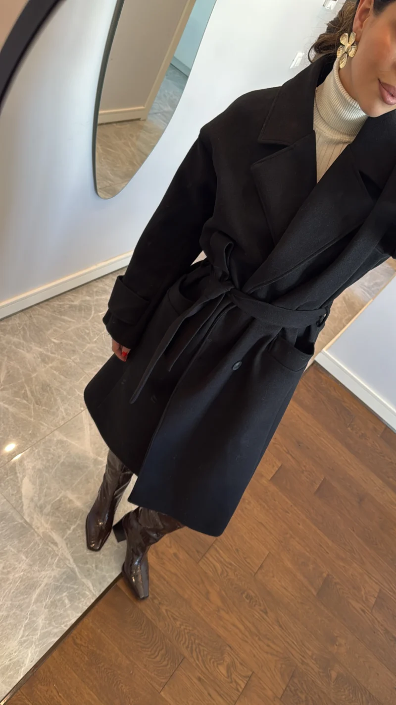 Manteau Tokyo - Noir - Image 4