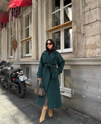 Manteau Alice - Vert royal