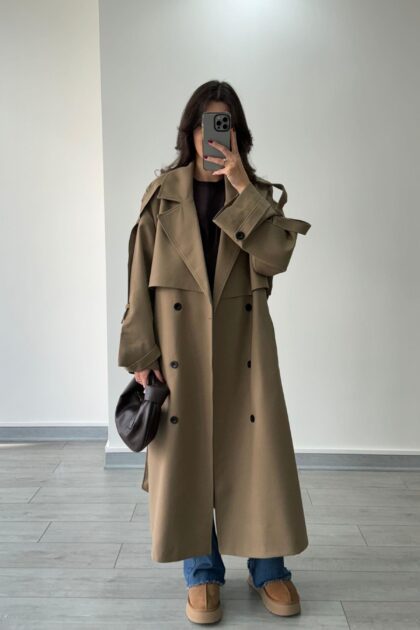 Trench coat avec doublure - Camel