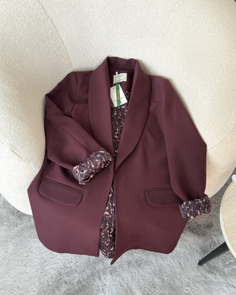 Blazer avec doublure léopard - Image 2