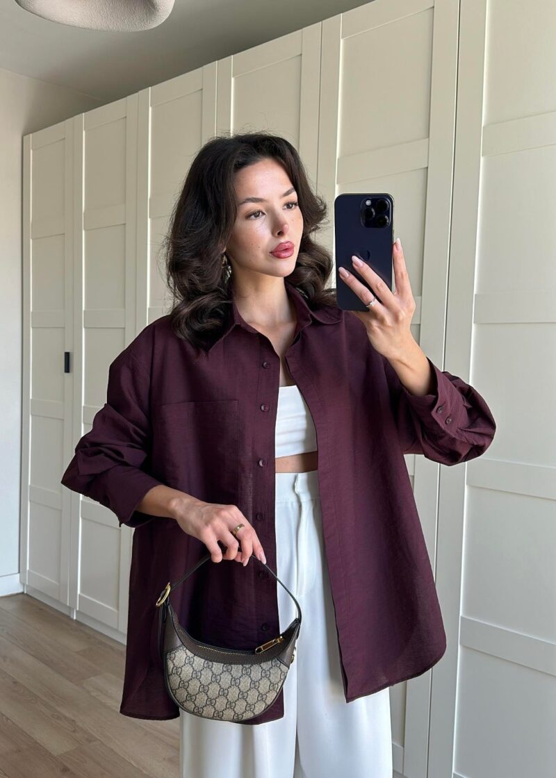 Chemise poplin avec poche - Image 9